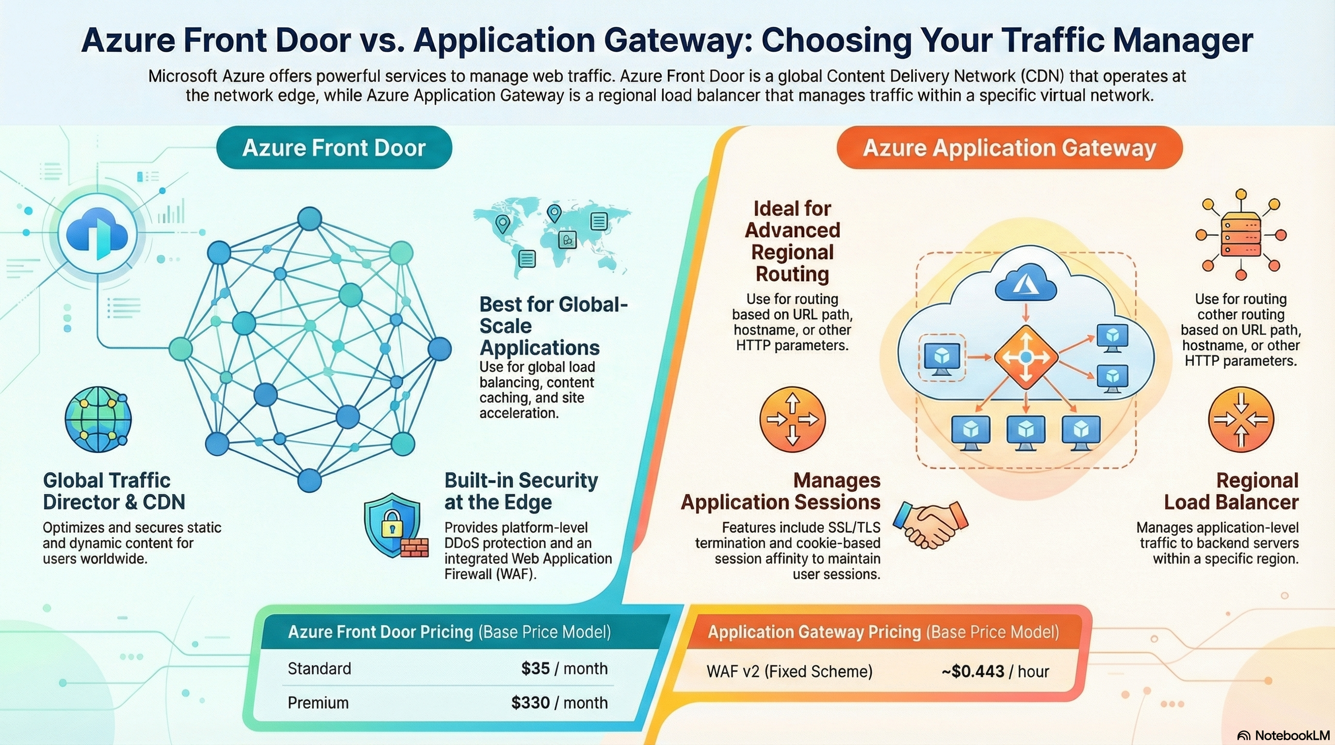 Azure Front Door Infographic